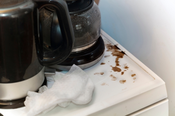 Coffee machine leaks